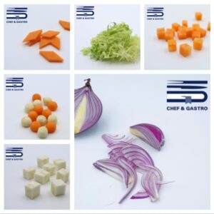 Основни видове нарязване на зеленчуци