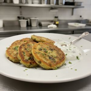 Палачинки от леща и рикота, поднесени топли