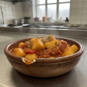 Яхния от картофи с чушки и домати