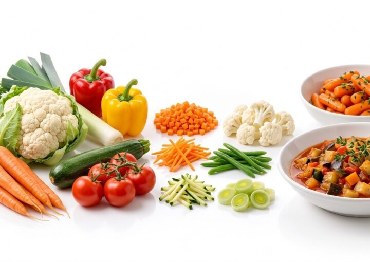 Зеленчуци: суров продукт, нарязани заготовки и готови зеленчукови ястия